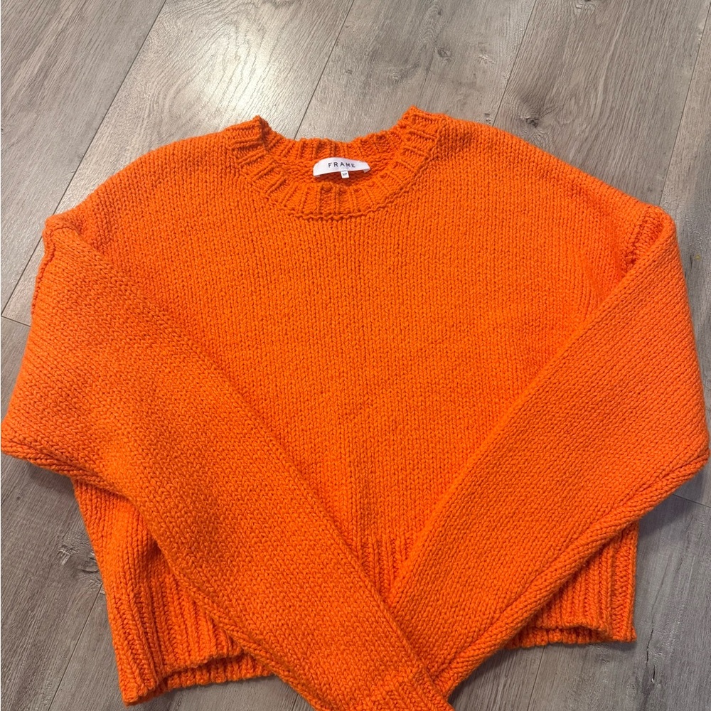 Frame Small chunky Orange Sweater